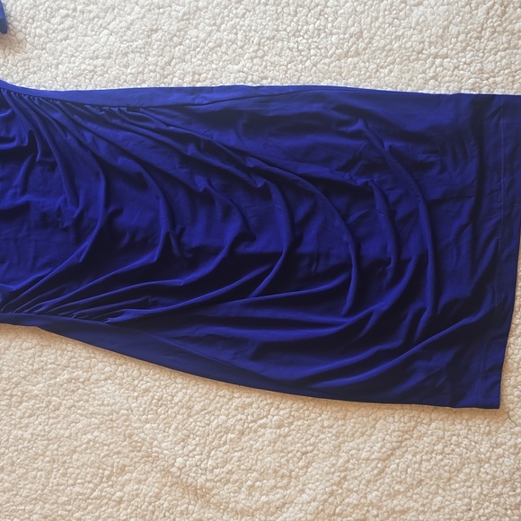 Vince Camuto Midi dress cob cobalt purple women’s size 8 - Picture 7 of 14